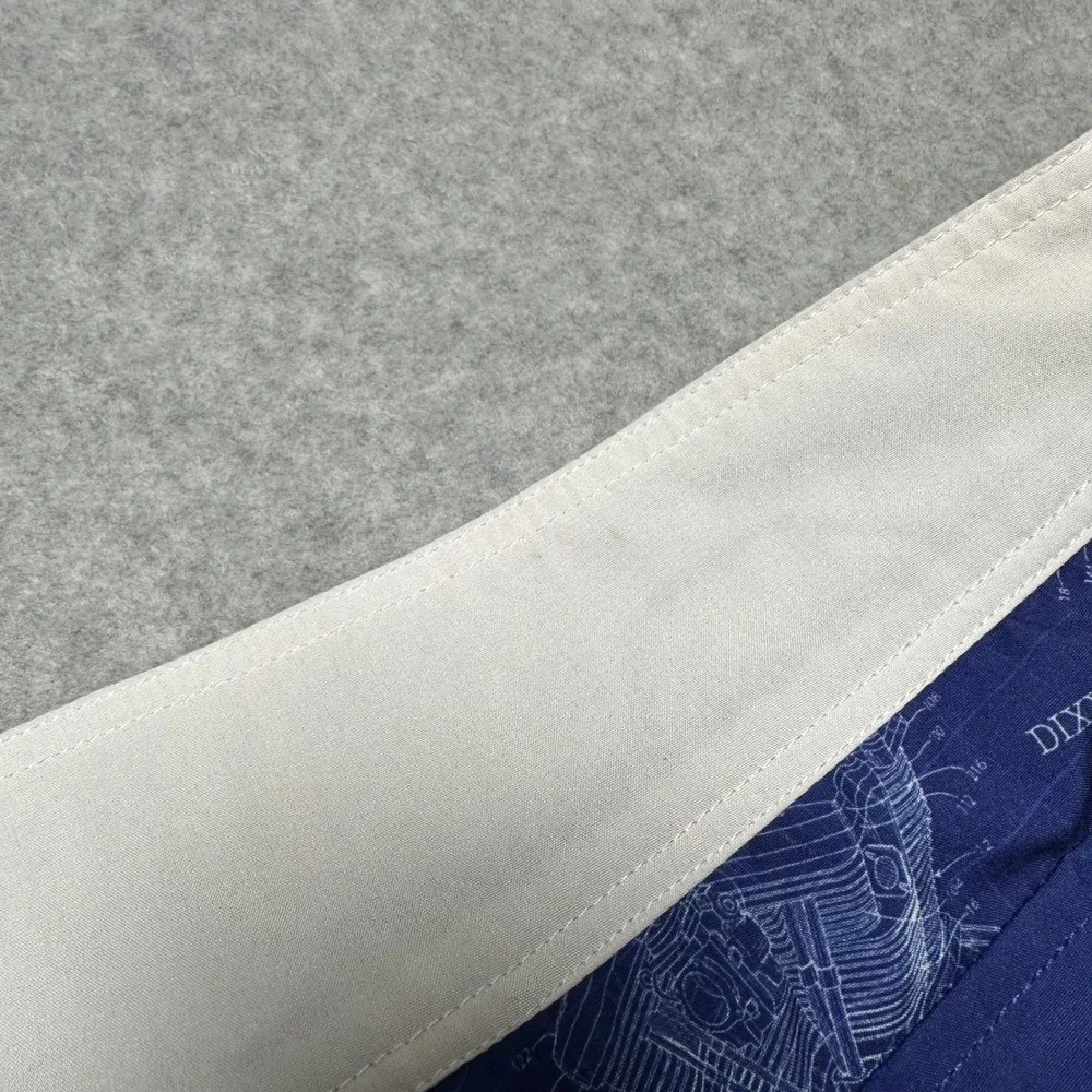 Dixxon Mens Blue Engine Blueprint Board Shorts Live To Ride Size 34